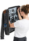 Lederjacke Cougar mit Aufnäher