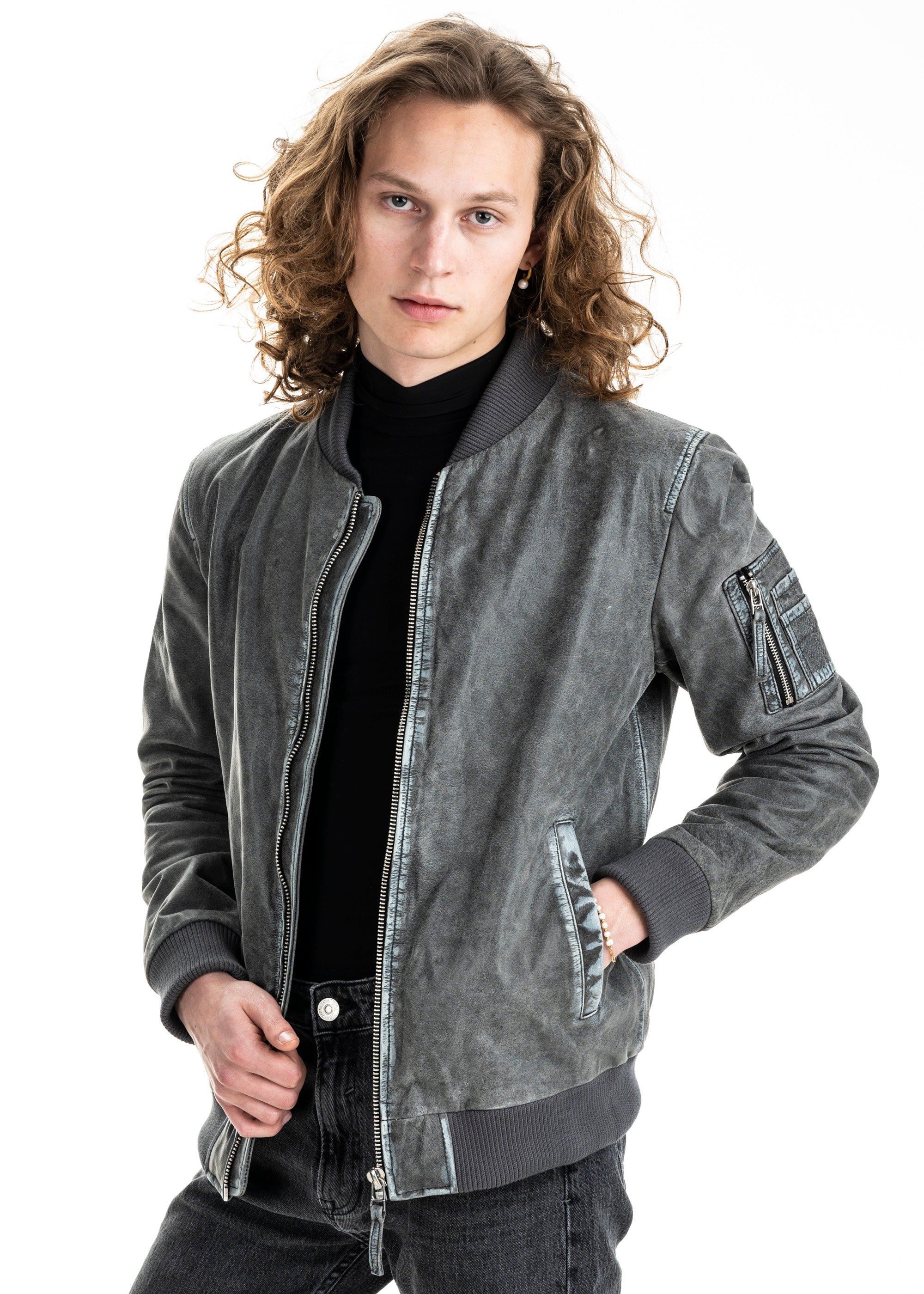 Lederjacke Cougar