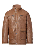Men's leather jacket DAVID