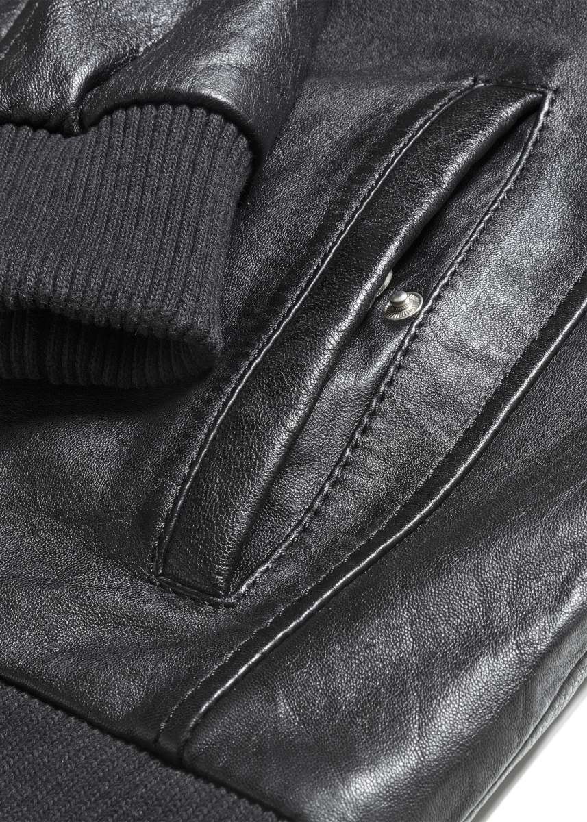 Jacke aus Nappaleder College