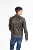 Leder-Bikerjacke Dev