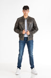 Leder-Bikerjacke Dev