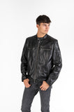Leder-Bikerjacke Dev