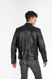 Leder-Bikerjacke Dev