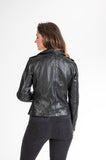 Leder- Bikerjacke Damen Julia