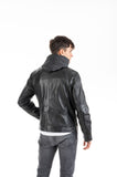 Lederjacke mit Kapuze Melvin