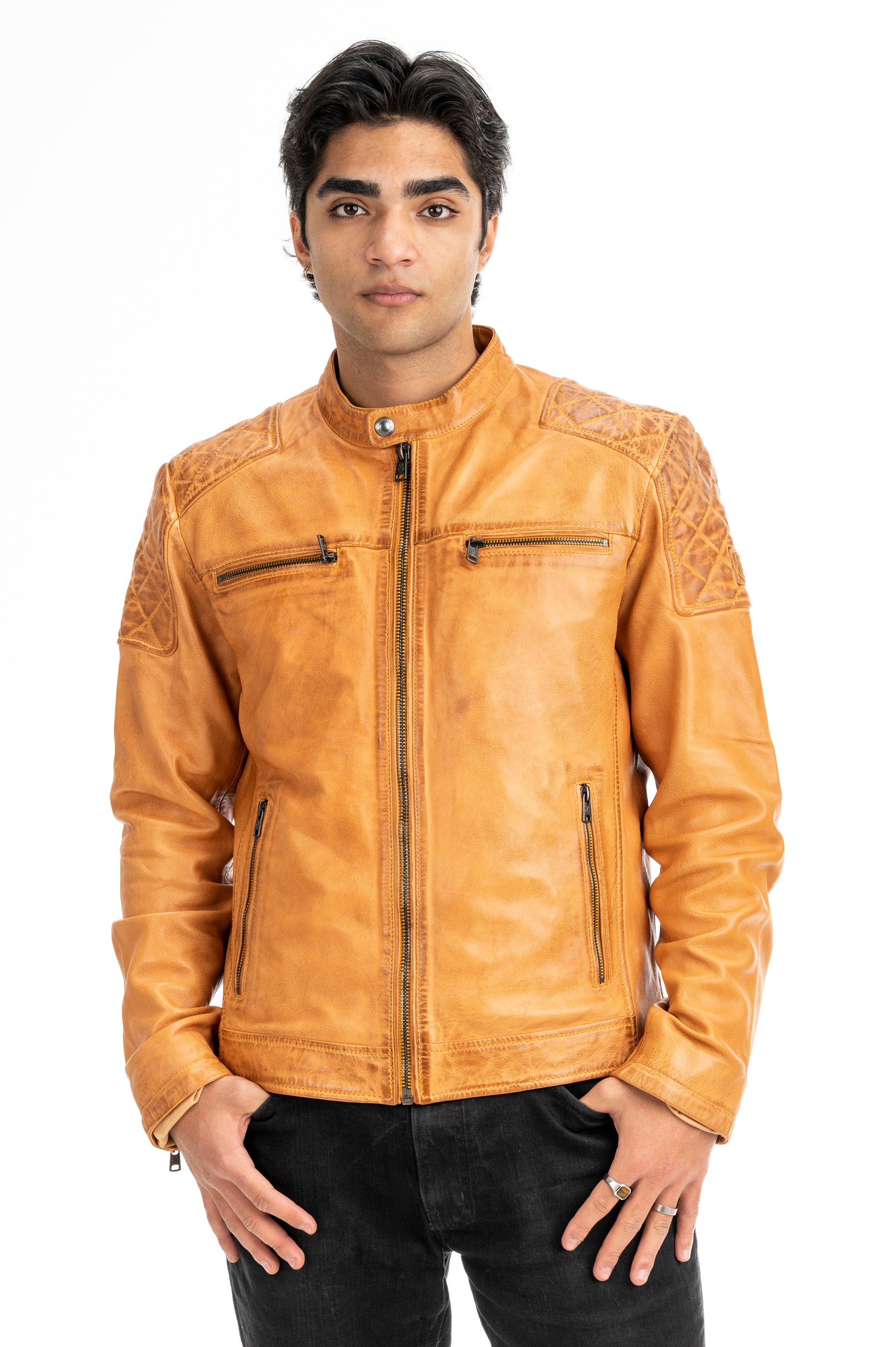 Bikerjacke aus Leder Musa