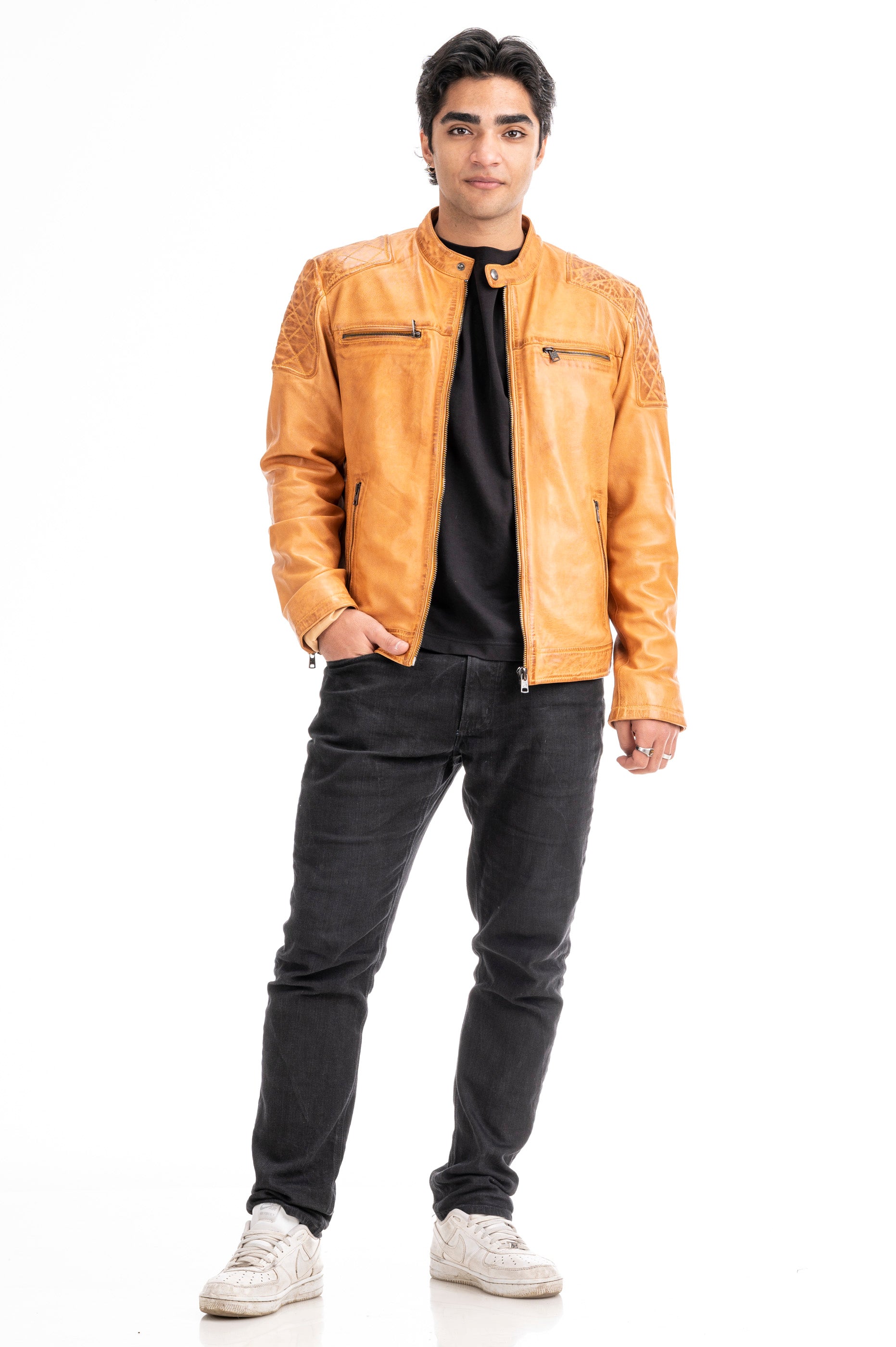 Bikerjacke aus Leder Musa