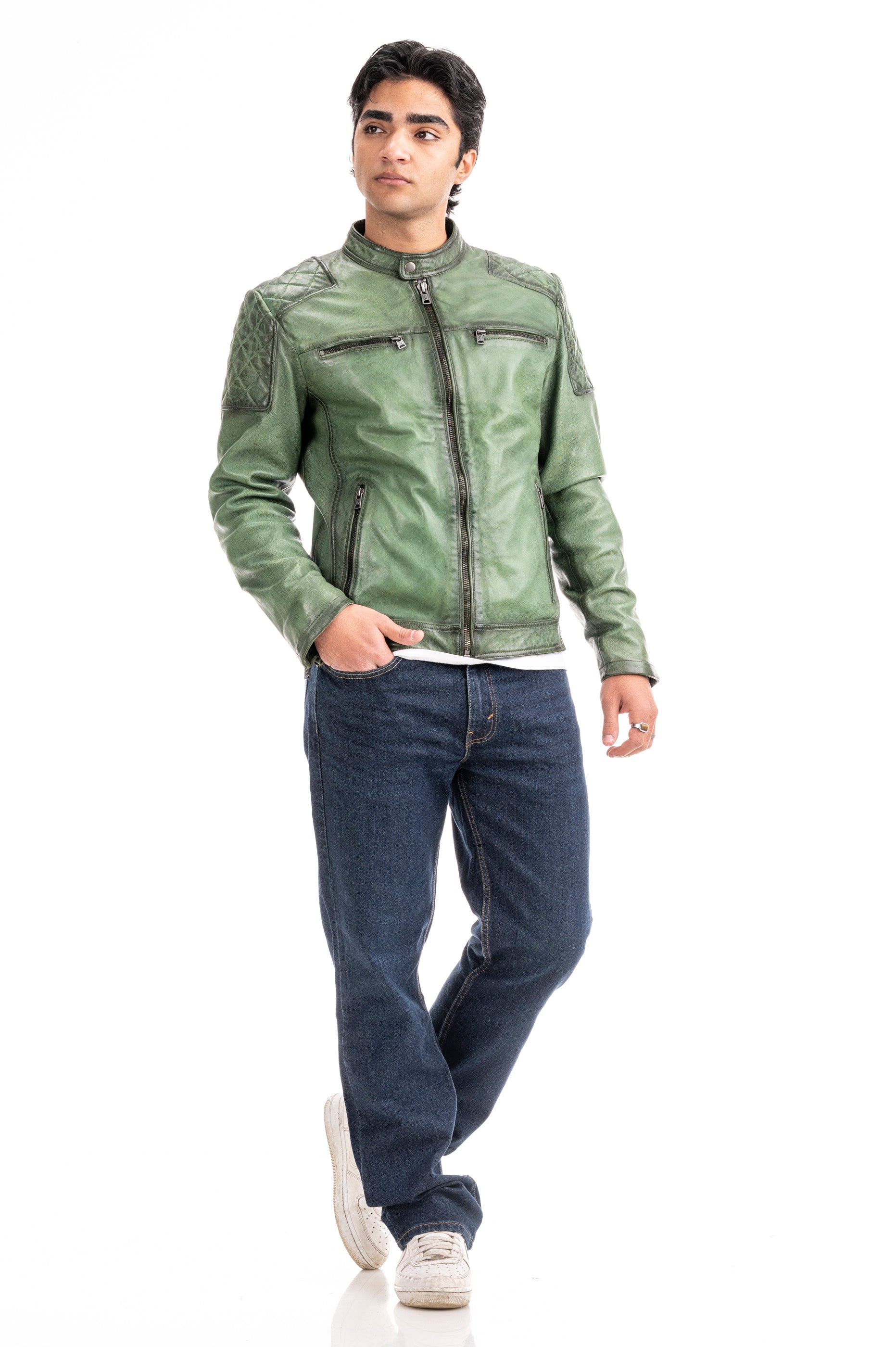 Bikerjacke aus Leder Musa