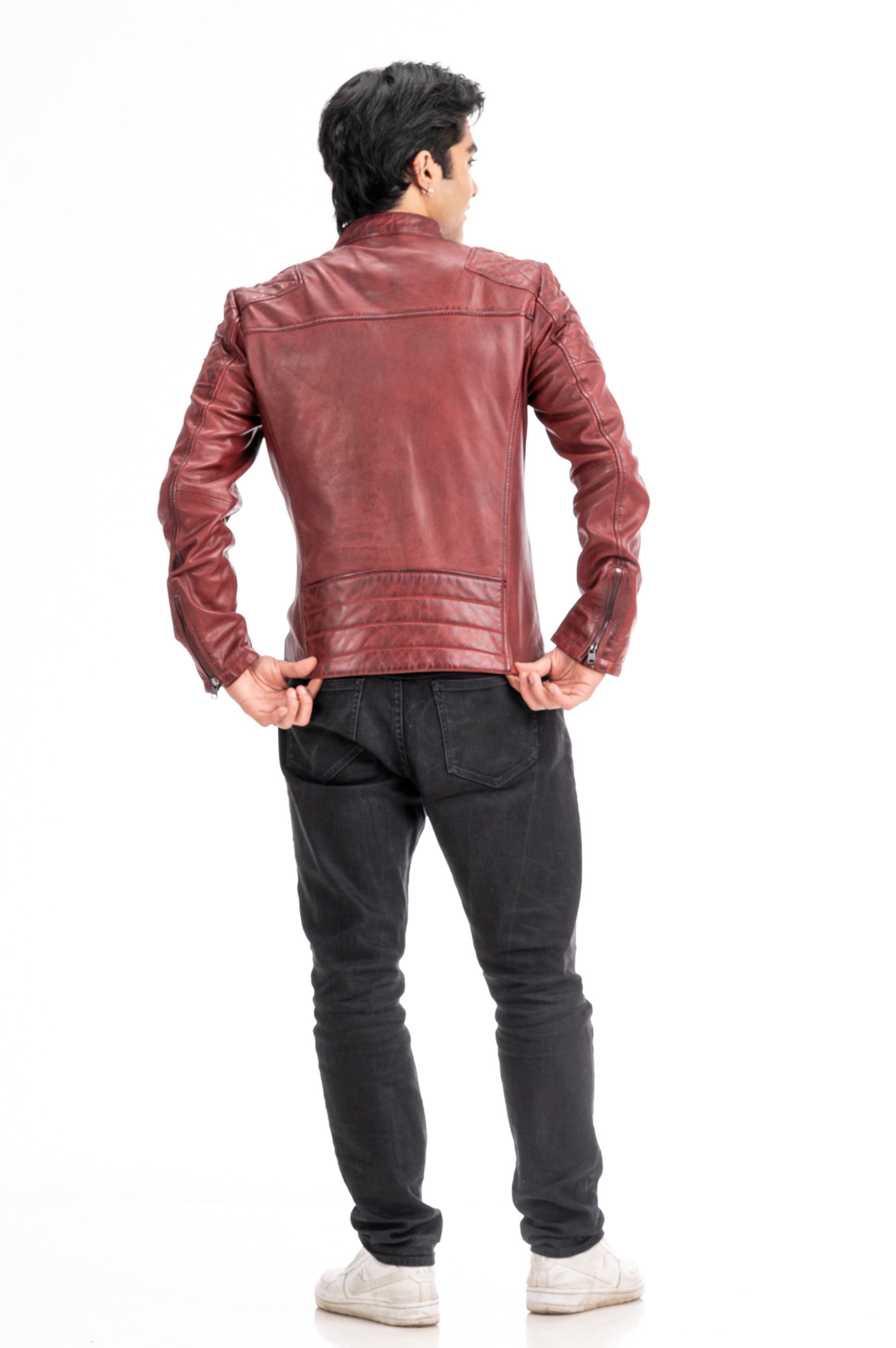 Bikerjacke aus Leder Musa