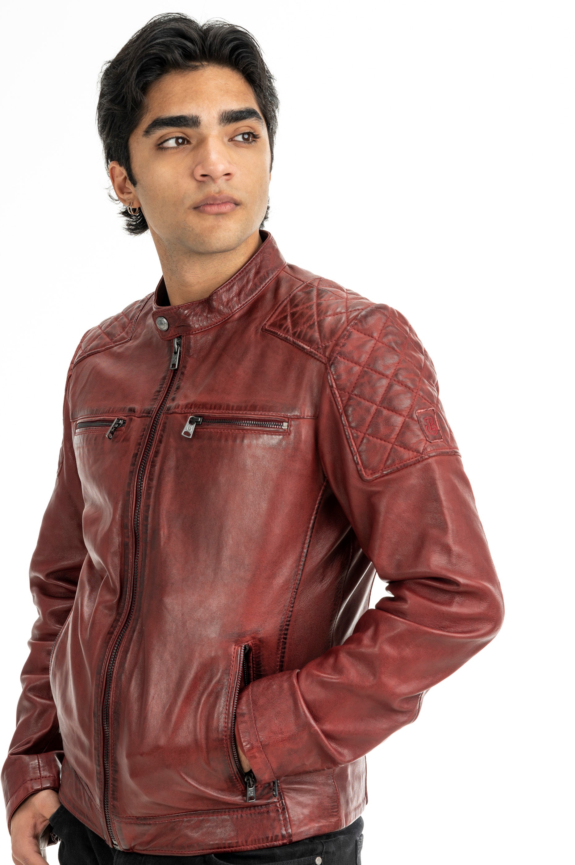Bikerjacke aus Leder Musa