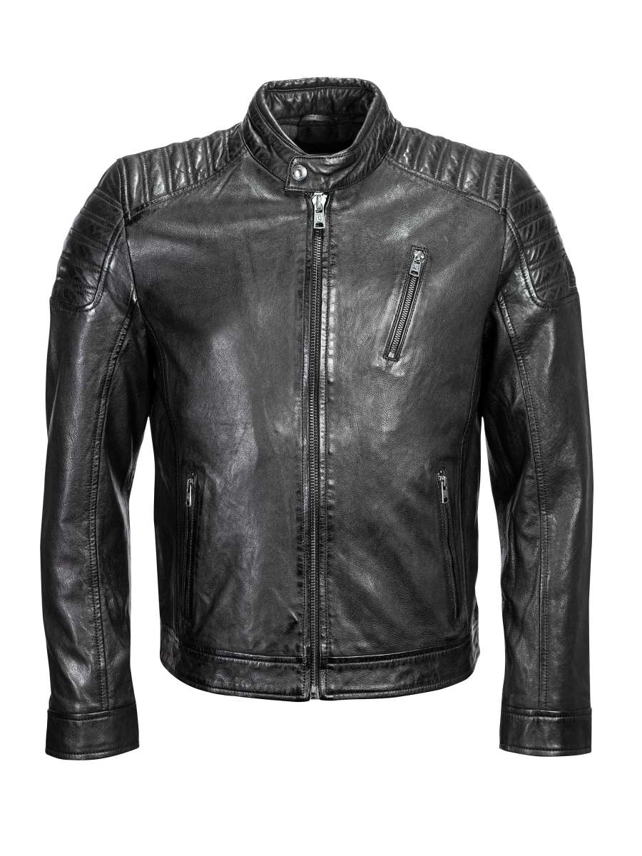 Leder Bikerjacke Cruz