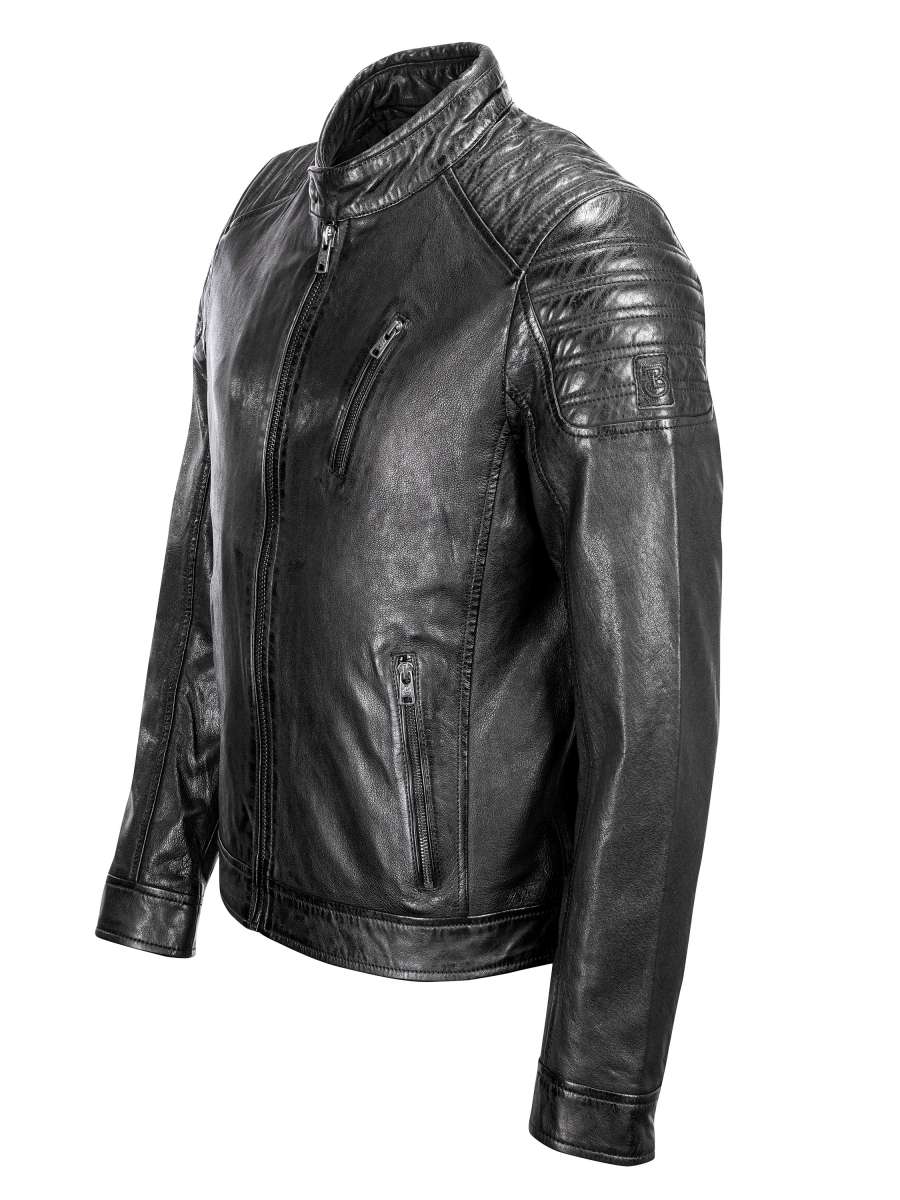Leder Bikerjacke Cruz