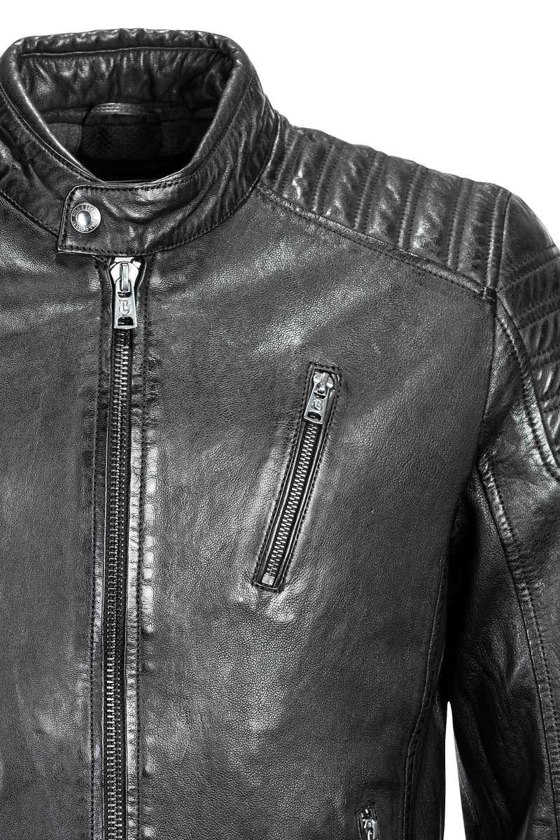 Leder Bikerjacke Cruz
