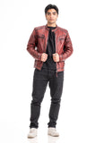 Bikerjacke aus Leder Yahya