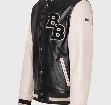 Bomber- Lederjacke