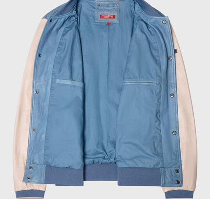 Bomber-  Lederjacke