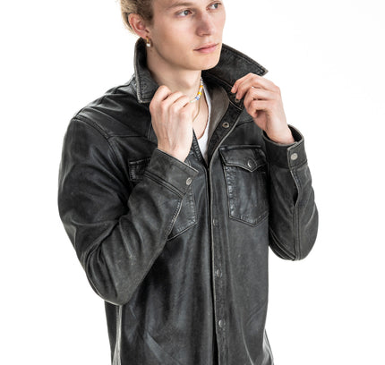 TONY Lederhemd