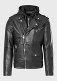 Harry Bikerjacke mit Kapuze