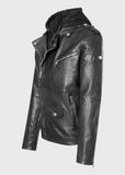 Harry Bikerjacke mit Kapuze