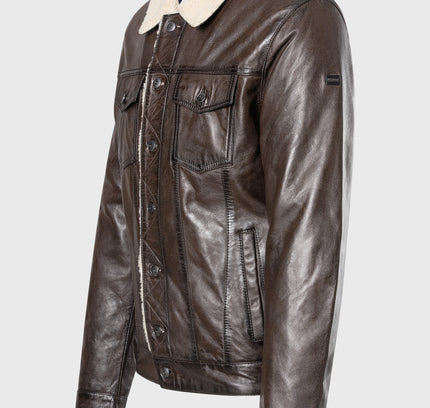 Leather jacket-Men Jim