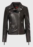 Kate Slim Fit Leather Biker Jacket