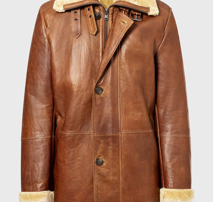 Men's leather jacket DAVID