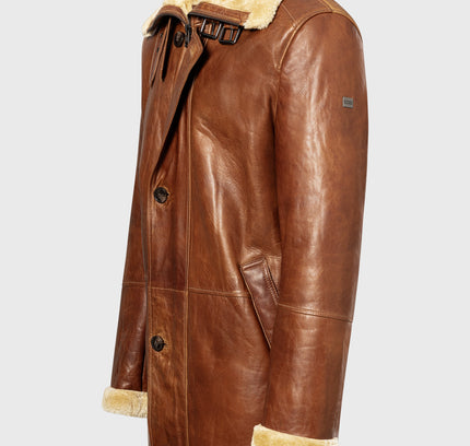 Men's leather jacket DAVID