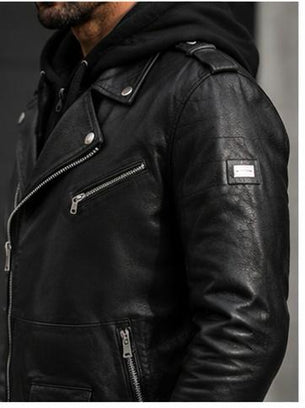 Leather biker jacket Harry