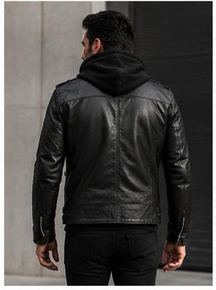 Leather biker jacket Harry