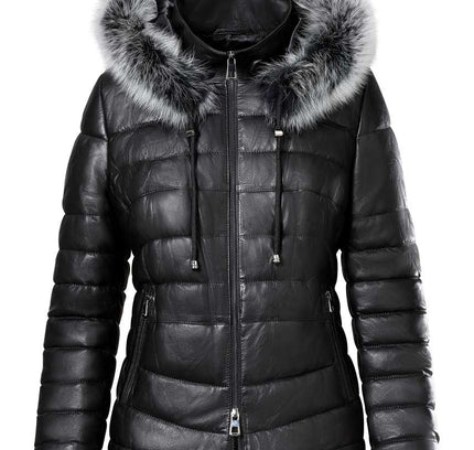 Lederjacke Damen Tina