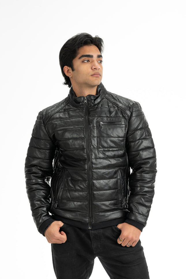 Justin Stepp- Lederjacke