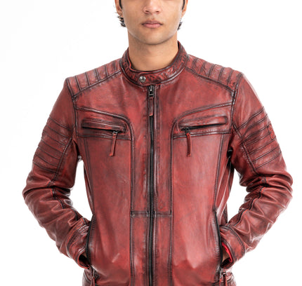 YAHYA Lederjacke